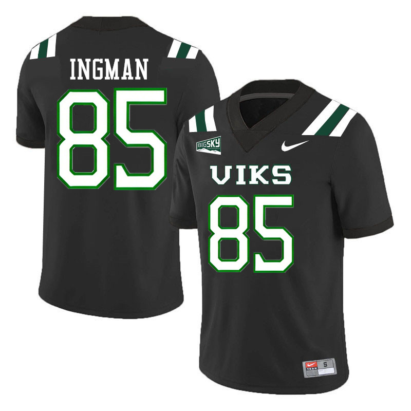 Portland State Vikings #85 Kristian Ingman College Footbaall Jerseys,Uniforms Stitched-Black